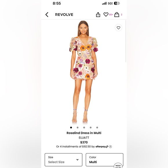 Elliatt Dresses & Skirts - Elliatt Rosalind dress in multi
